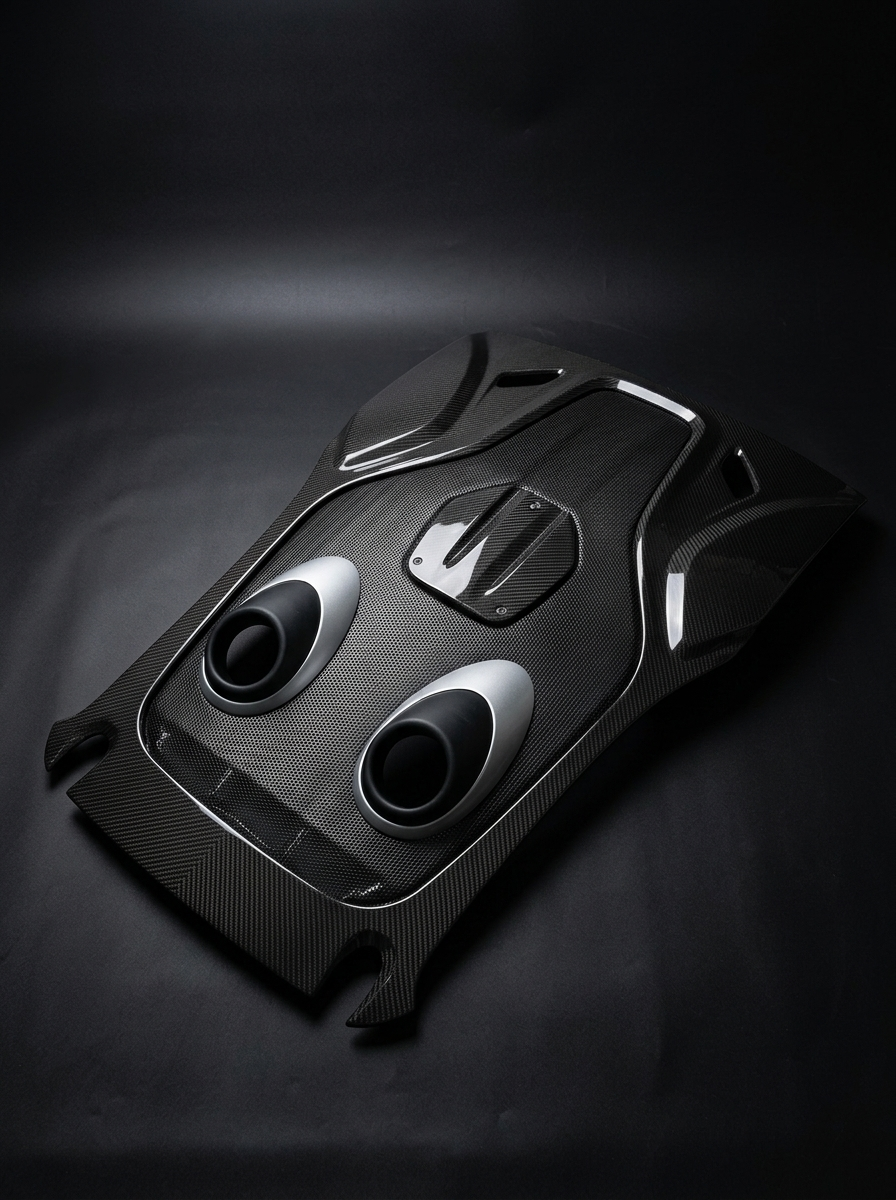 2015-2019 McLaren 540C 570S 600LT Engine Cover - Dry Carbon Fiber