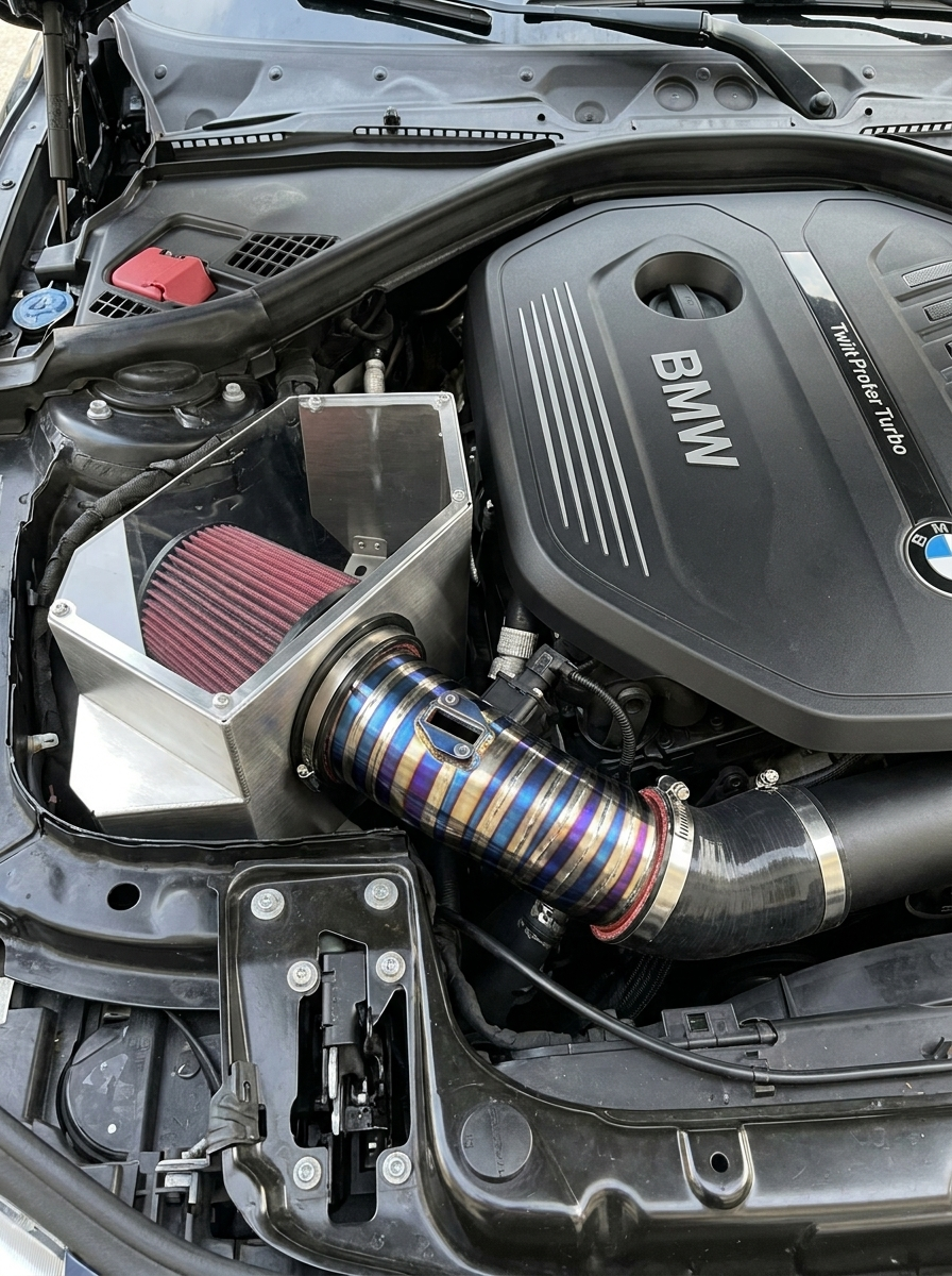 BMW M240i M340i M440i G2X B58 3.0T Titanium High Flow Cold Air Intake System with Turbo Inlet OE KD4180TBE