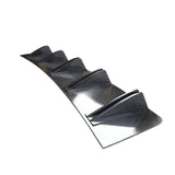 Universal Shark Fin Rear Bumper Diffuser Splitter – Matte Black / Carbon Fiber Look (81.5cm)