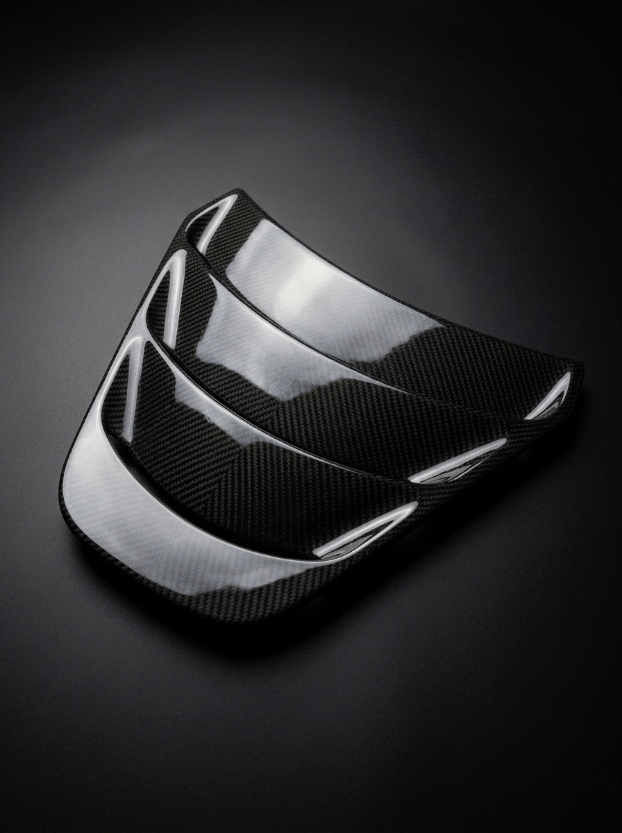 McLaren 720S Spider Dry Carbon Fiber Engine Cover Lower OEM Style 2017 - 2019