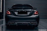 2015-2021 Mercedes Benz W205 C63  S AMG Sedan PS Style Rear Diffuser