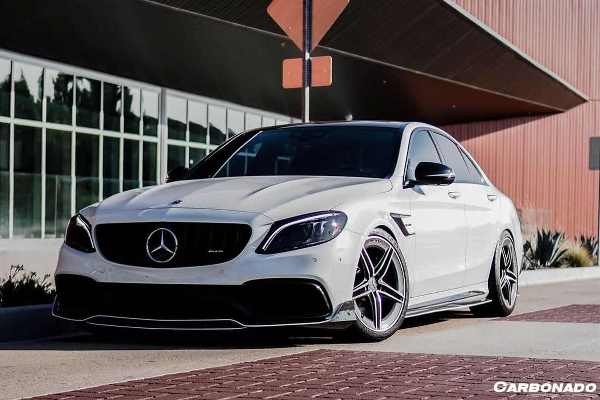 2015-2021 Mercedes Benz W205 C63  S AMG Sedan BR Style Front Lip