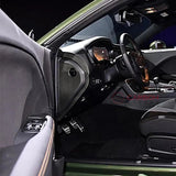 4PCS Carbon Fiber Dashboard Side Panel Overlay for Dodge Challenger 2015-2023
