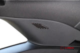 [4pcs] Carbon Fiber Interior Rear Seat Side Trim Overlay for Dodge Challenger 2015-2023