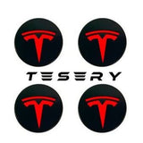 4 Pcs Hub Caps Covers Car for Tesla Model 3/Y/S/X (Diameter 56MM)
