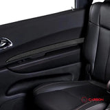 [4pcs] Real Carbon Fiber Door Panel Trim Overlay for 2011-2022 Dodge Durango
