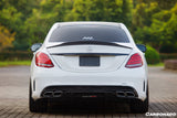 2015-2021 Mercedes Benz W205 C63  S AMG Sedan PS Style Rear Diffuser