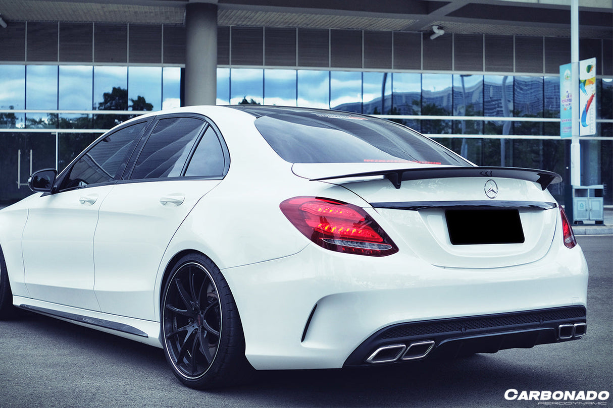 2015-2021 Mercedes Benz C-Class W205 Sedan RT-II Style Trunk Spoiler