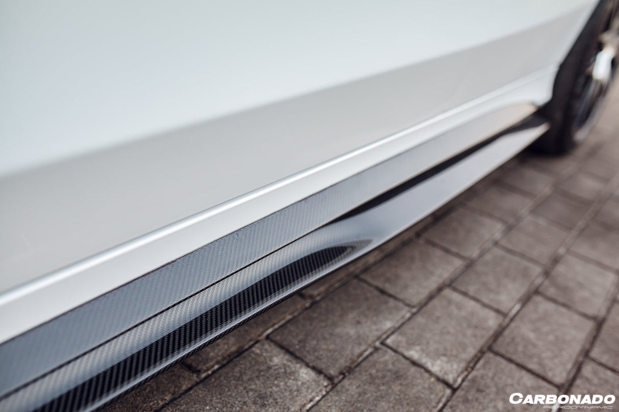 2015-2021 Mercedes Benz C-Class C63 AMG W205 Sedan PS Style Side Skirts