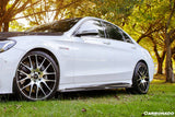 2015-2021 Mercedes Benz C-Class C63 AMG W205 Sedan PS Style Side Skirts