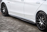 2015-2021 Mercedes Benz C-Class C63 AMG W205 Sedan PS Style Side Skirts