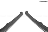 2018-2022 Ferrari 488 Pista OEM Style Carbon Fiber Front Bumper Vent Canards