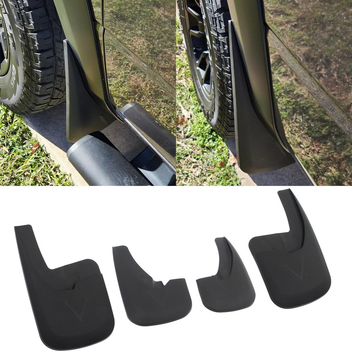Mud Flaps for Dodge Ram 1500 2500 3500 2009-2018 w/ OE Fender Flares PP