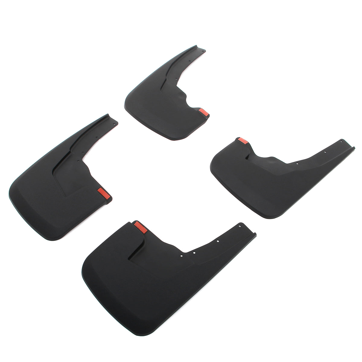 Mud Flaps for Dodge Ram 1500 2019-2024 w/o Fender Flares Textured PP 4PCS