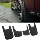 Mud Flaps for Dodge Ram 1500 2019-2024 w/o Fender Flares Textured PP 4PCS