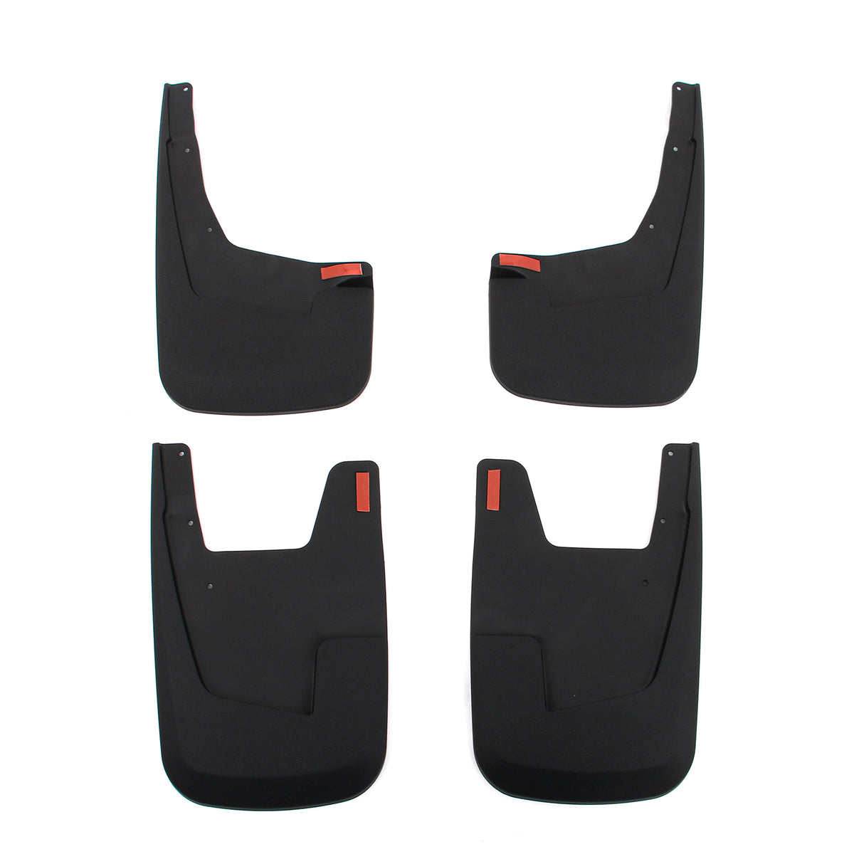 Mud Flaps for Dodge Ram 1500 2019-2024 w/o Fender Flares Textured PP 4PCS