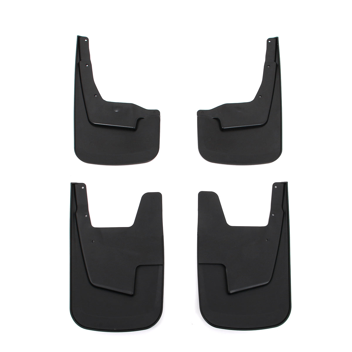 Mud Flaps for Dodge Ram 1500 2019-2024 w/o Fender Flares Textured PP 4PCS