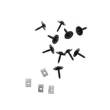 Mud Flaps for Dodge Ram 1500 2019-2024 w/o Fender Flares Textured PP 4PCS