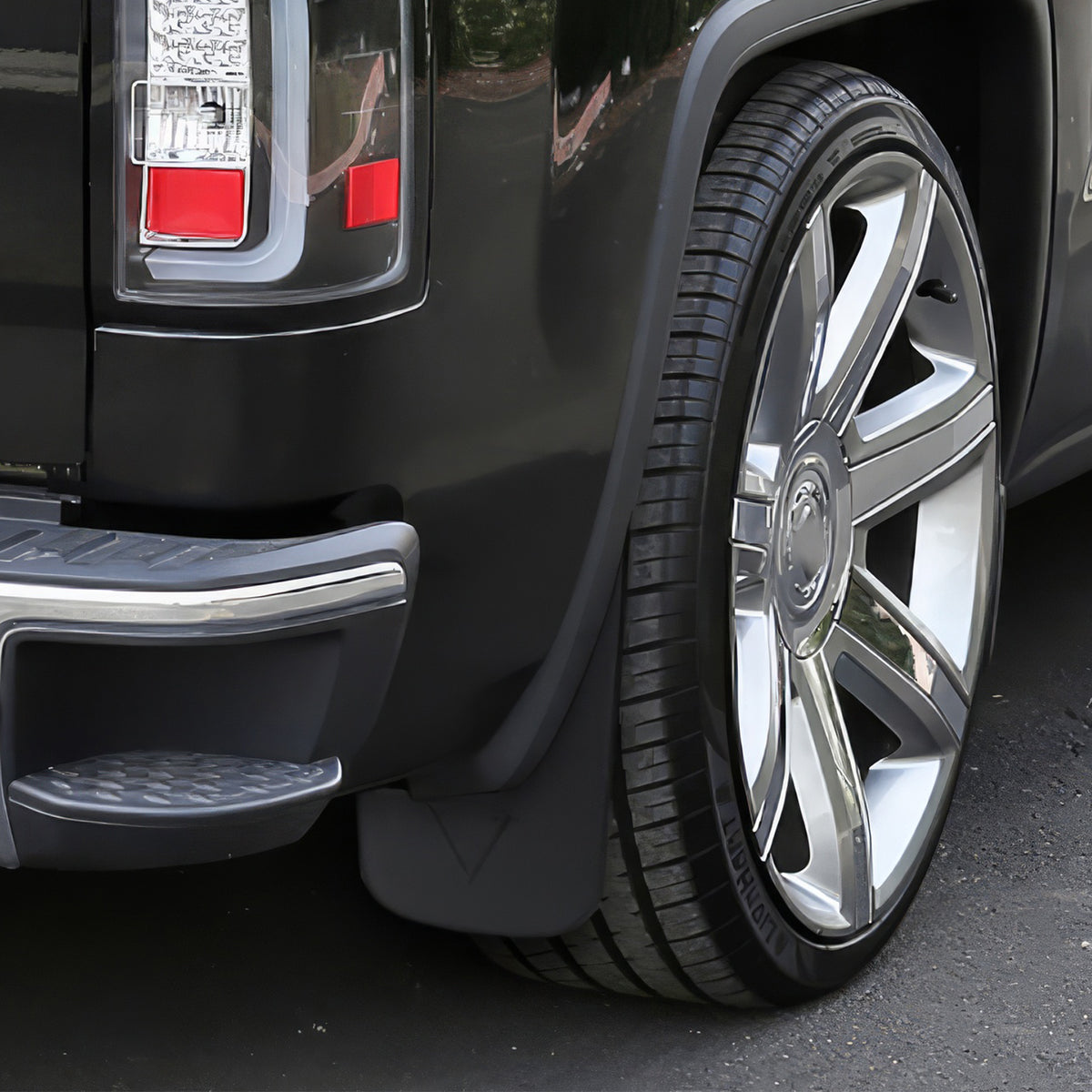 Mud Flaps for GMC Sierra 1500 2500 3500 HD 2014-2019 Textured Black PP 4PC