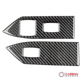 Real Carbon Fiber Window Switch Trim Overlay | Mustang 2005-2009