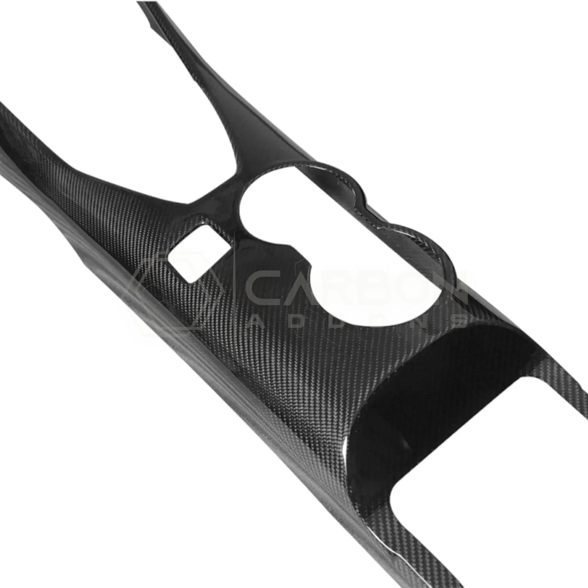 Real Carbon Fiber Center Console Trim Cover for 2024+ Ford Mustang