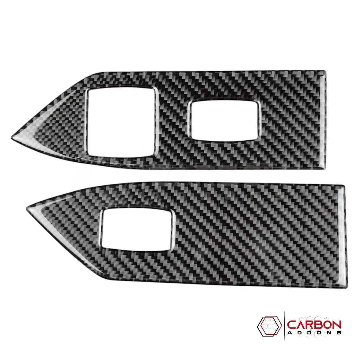 Real Carbon Fiber Window Switch Trim Overlay | Mustang 2005-2009