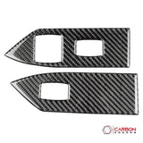 Real Carbon Fiber Window Switch Trim Overlay | Mustang 2005-2009