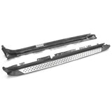2011-2017 BMW X3 F25 Black Silver 2PCS Running Boards Side Step Bars