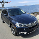 2014-2018 BMW X5 F15 OEM Style Silver Black Running Boards Aluminium