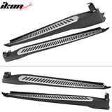 2015-2019 BMW X6 F16 Black & Silver 2PCS Running Boards Side Step Bars