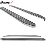 2009-2013 Infiniti FX35 FX50 OE Style Silver Running Board Aluminum