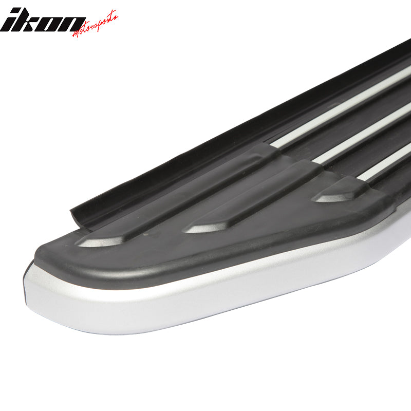 2009-2013 Infiniti FX35 FX50 OE Style Silver Running Board Aluminum