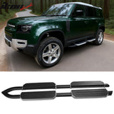 2020-2026 Land Rover Defender 110 130 OE Style Aluminum Side Step Running Boards Nerf Bars Rubber Anti-slip Pad Silver