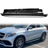 2016-2019 Benz C292 GLE-Class Black Silver Running Board Side Step Bar