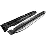 2016-2019 Benz C292 GLE-Class Black Silver Running Board Side Step Bar