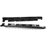 2016-2019 Benz C292 GLE-Class Black Silver Running Board Side Step Bar