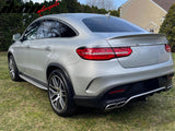 2016-2019 Benz C292 GLE-Class Black Silver Running Board Side Step Bar