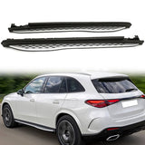 2023-2025 Benz GLC300 OE Style Black Running Board Aluminum Plastic