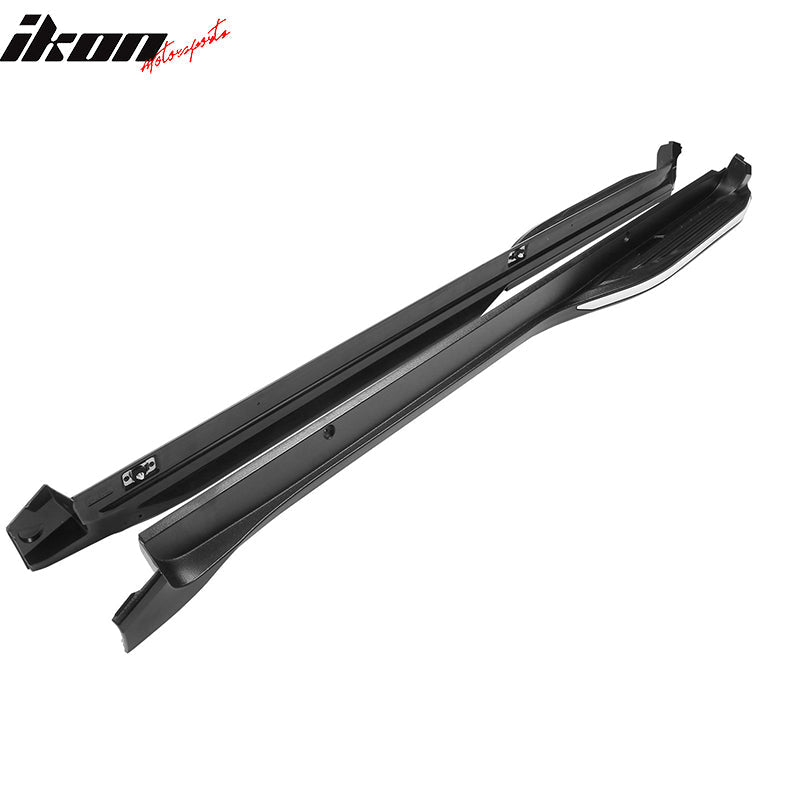2018-2022 Toyota C-HR OE Style Black Silver Running Boards Aluminum