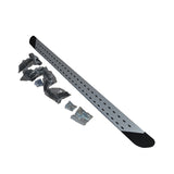 2007-2012 Toyota RAV4 OE Style Black Silver Running Board Aluminum