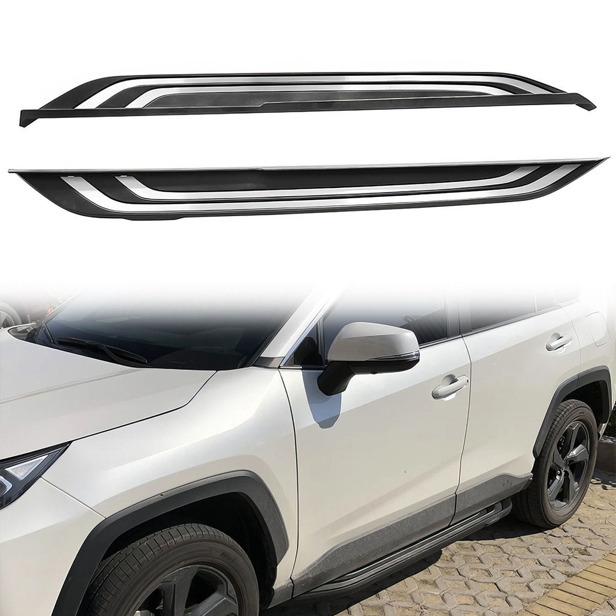 2019-2025 Toyota RAV4 XA50 2021-2024 RAV4 Prime Running Board Nerf Bar