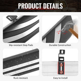 2026-2027 Toyota RAV4 Running Boards Side Step Nerf Bars 2019 OE Style Aluminum PP Polypropylene Black