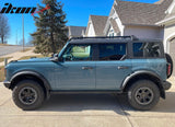 2021-2025 Ford Bronco Top Roof Rack Rails Cross Bars Aluminum