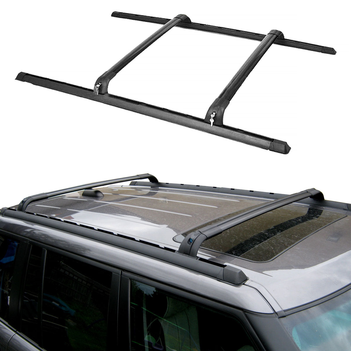 Roof Rack Cross Bar for Land Rover Range Rover 2002-2012 OE Style Aluminum