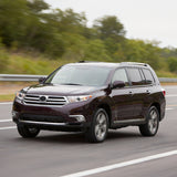 Roof Rack Cross Bar for Toyota Highlander 2008-2013 Silver Black Aluminum