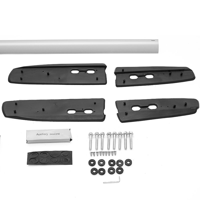 Roof Rack Cross Bar for Toyota Highlander 2008-2013 Silver Black Aluminum