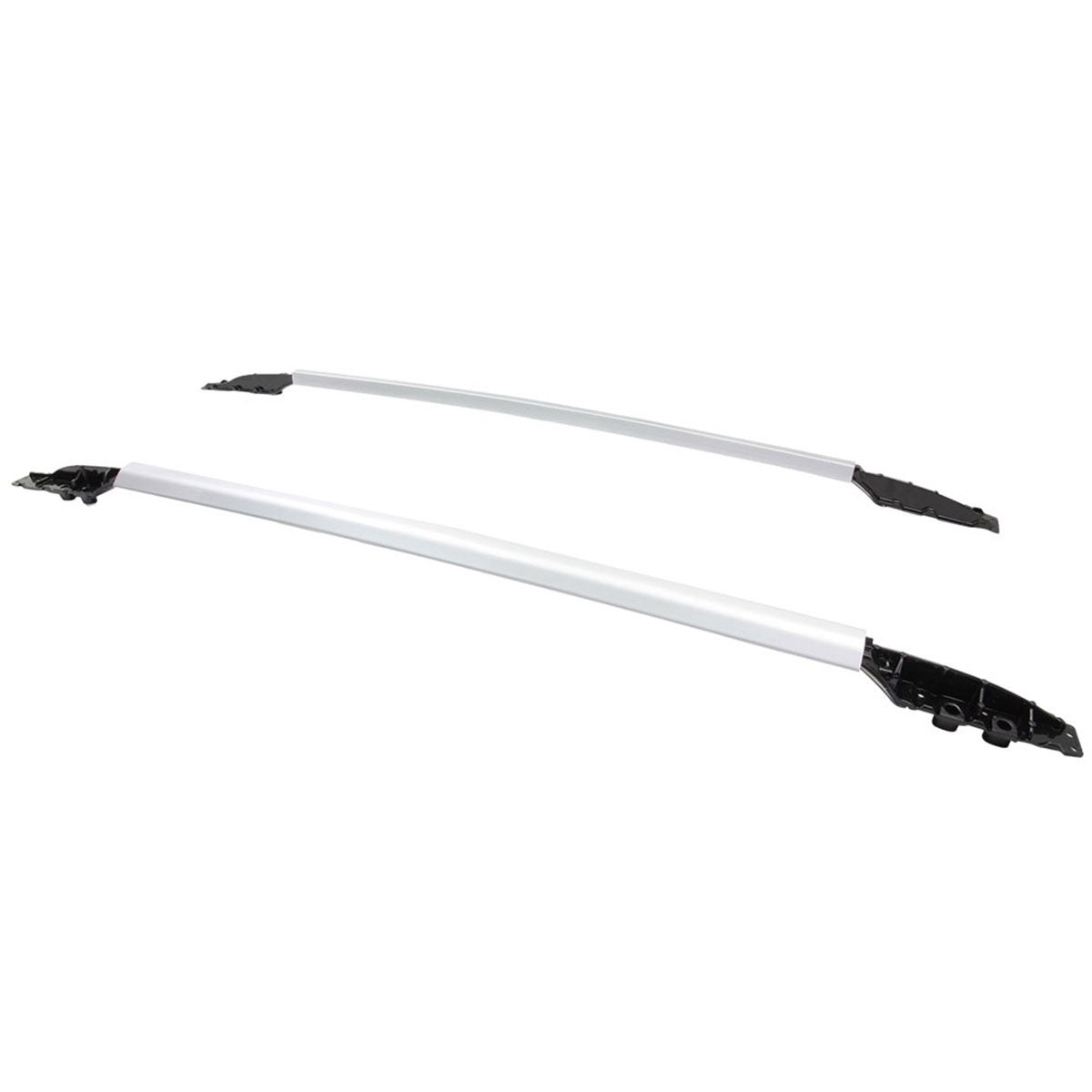 Roof Rack Side Rails for Toyota RAV4 2013-2018 OE Style Silver Aluminum