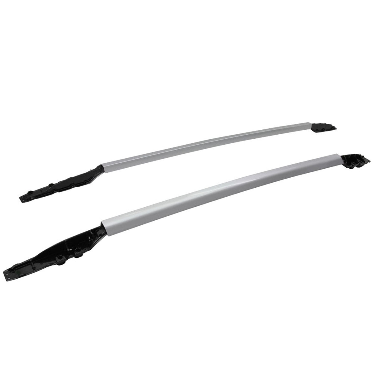Roof Rack Side Rails for Toyota RAV4 2013-2018 OE Style Silver Aluminum