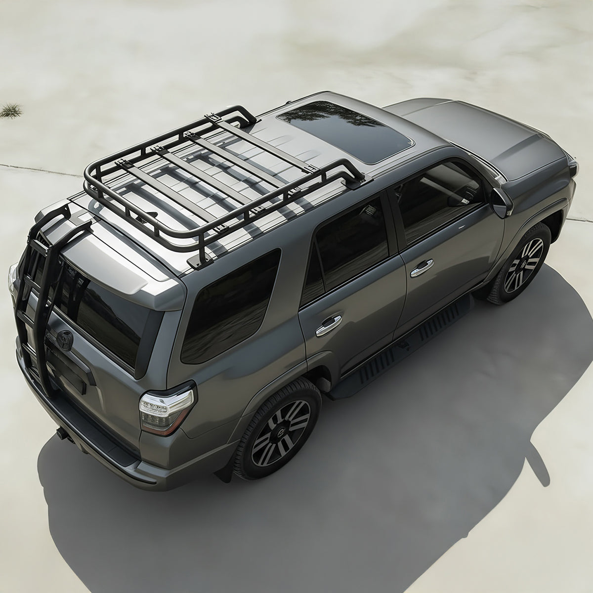 2010-2024 Toyota 4Runner T Style Cargo Basket Cross Bars Aluminum 5PCS