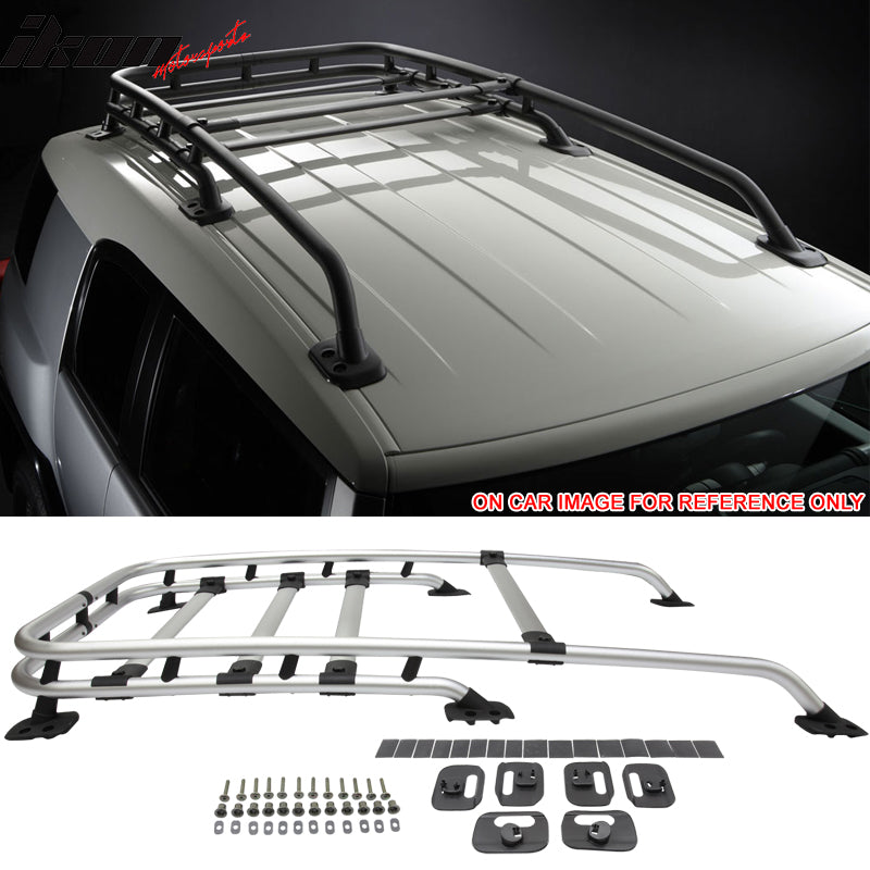 2007-2014 Toyota Fj Cruiser OE Roof Cross Bar Luggage Carrier Aluminum